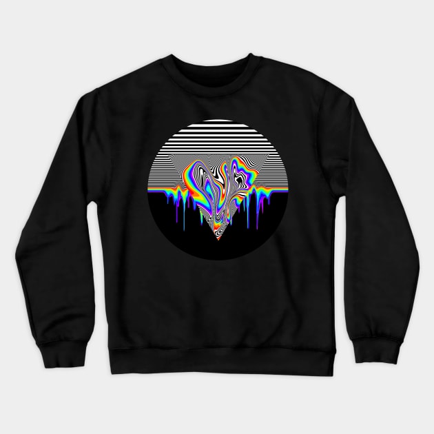 Rainbow Deconstruct Crewneck Sweatshirt by eranfowler